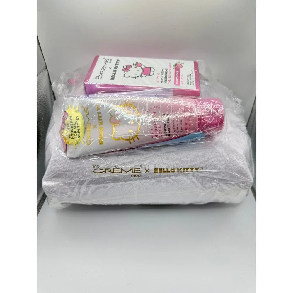 The‎ Creme Shop x Hello Kitty Gold Mystery Bundle Cosmetic Bag & Hand Cream Set